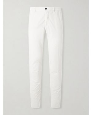 Slowear Straight-leg Cotton-corduroy Trousers - White