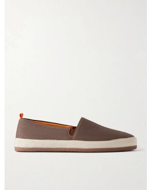Mulo Canvas Espadrilles - Weiß