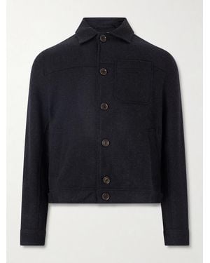 Oliver Spencer Buffalo Wool-Blend Jacket - Black