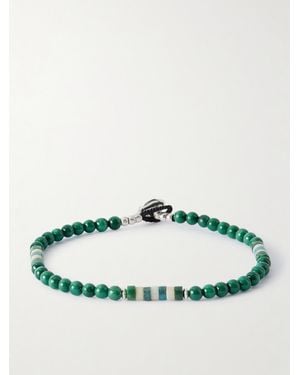Mikia Sterling Malachite Bracelet - Green