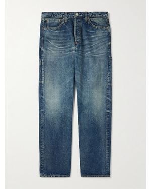 Human Made Future Straight-Leg Selvedge Jeans - Blue