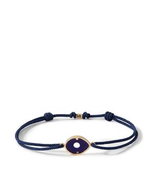 Luis Morais Lapis Lazuli And Cord Bracelet - Blue