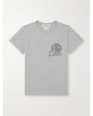 Remi Relief Davis Printed Cotton-Jersey T-Shirt - Grey