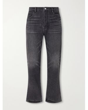 NAHMIAS Straight-Leg Cotton-Blend Jeans - Grey