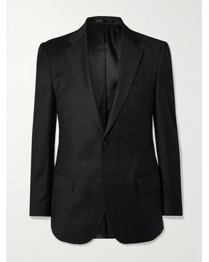 MR P. Slim-Fit Wool-Flannel Suit Jacket - Black