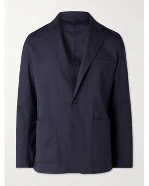 Hartford Jonbee Flannel Blazer - Blue