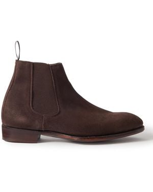 George Cleverley Jason Suede Chelsea Boots - Brown