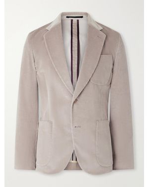 Paul Smith Cotton-Stretch Corduroy Suit Jacket - Natur