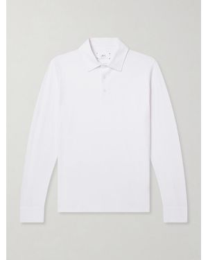 MR P. Cotton-piqué Polo Shirt - White