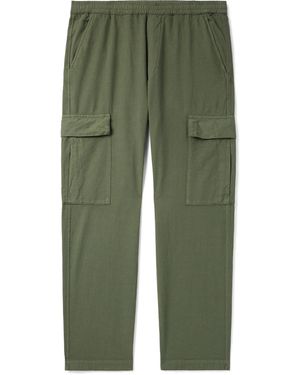 Barena Straight-Leg Cotton-Twill Cargo Pants - Green