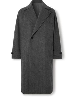 STÒFFA Asymmetric Wool Coat - Gray