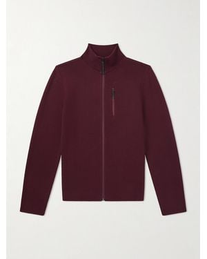 Aztech Mountain Matterhorn Shell-panelled Wool Ski Mid-layer - Red