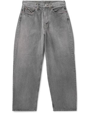 A.PRESSE Tapered Jeans - Gray
