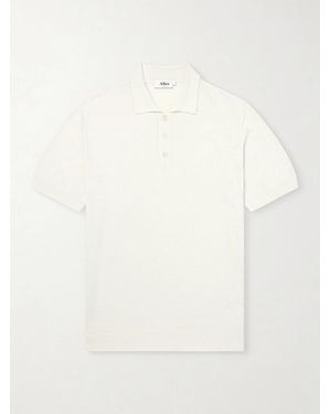Altea Linen And Cotton-blend Polo Shirt - Natural