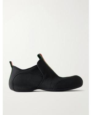 Gucci Drip Web-Trimmed Canvas Trainers - Black