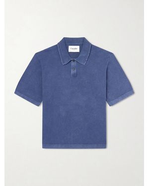 Corridor NYC Cotton-Piqué Polo Shirt - Blue