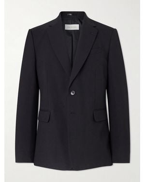 Dries Van Noten Wool And Mohair-Blend Blazer - Black