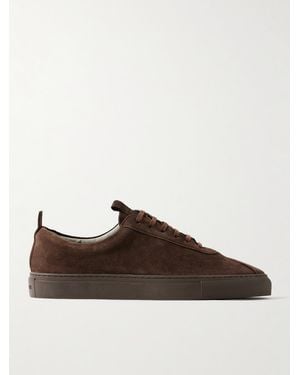 Grenson Trainer 1 Suede Trainers - Brown