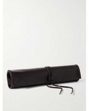 Wolf Wm Brown Textured Vegan Leather Knife Roll
