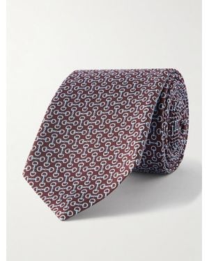 Gucci Symbols 7Cm Silk-Jacquard Tie - Red