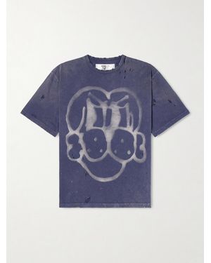 Neighborhood Chito Savage Cotton-Jersey T-Shirt - Blue