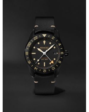 Bremont The Supermarine S302 JET 40 mm Uhr aus Edelstahl mit automatischem Aufzug - Schwarz