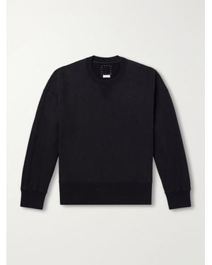 Visvim Court Cotton-Jersey Sweatshirt - Blue