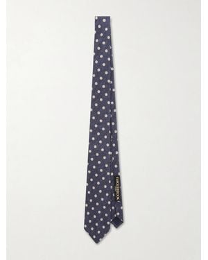 Favourbrook Monmouth 8Cm Floral-Print Cotton And Wool-Blend Tie - White