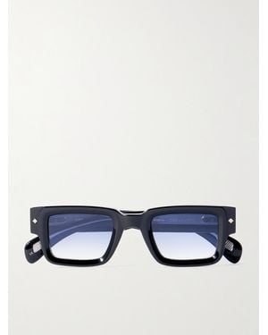 sato Cervantes Square-frame Acetate Sunglasses - Blue