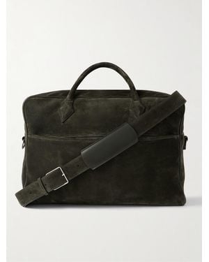 Metier Closer Two Day Suede Holdall - Green