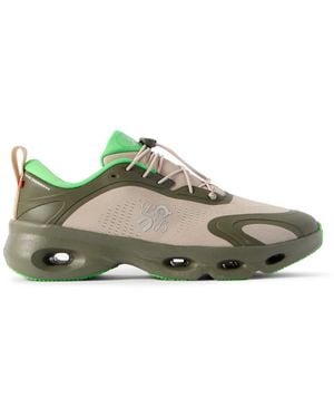 Loewe On Cloudsolo Rubber-trimmed Mesh Sneakers - Green