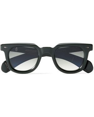 Jacques Marie Mage Vendome D-frame Acetate Sunglasses - Black