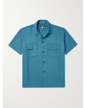 Monitaly 50'Milano Lyocell Shirt - Blue