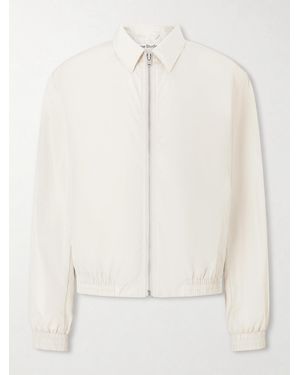 Acne Studios Okot Logo-Print Nylon-Taffeta Jacket - Natural