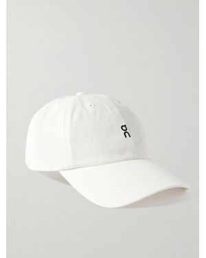 On Shoes All Day Logo-Embroidered Cott-Twill Baseball Cap - Natural