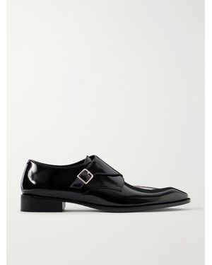 Saint Laurent Connor Leather Oxford Shoes - Black