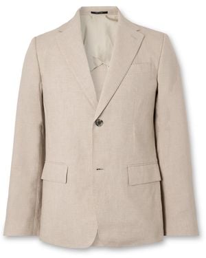 Club Monaco Linen-Blend Suit Jacket - Natural