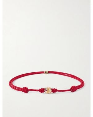 Luis Morais 14-karat Gold Ruby Bracelet - Red