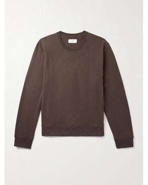 MR P. Cotton-blend Jersey Sweatshirt - Brown