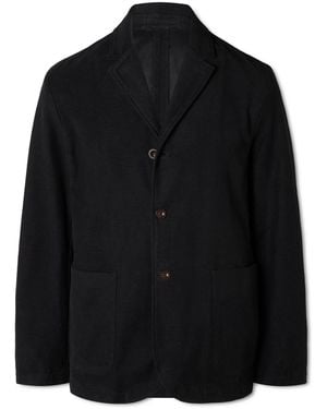 MR P. Organic Cotton-Blend Moleskin Suit Jacket - Black