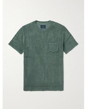 Thom Sweeney Cotton-Terry T-Shirt - Green