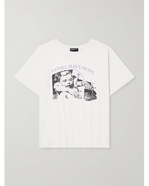 Enfants Riches Deprimes I Still Have Hope Printed Cotton-jersey T-shirt - White
