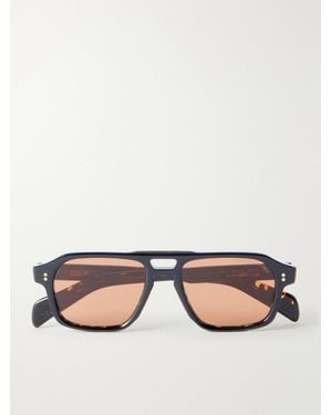 Cutler and Gross Navigator Aviator-Style Acetate Sunglasses - Mehrfarbig