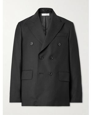 Our Legacy Double-Breasted Unstructured Wool Blazer - Black