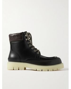 Bottega Veneta Lace-Up Boots - Black