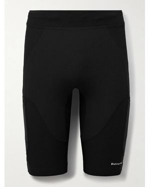 District Vision Cargo Compression Panelled Stretch-Jersey Half-Length Tights - Black