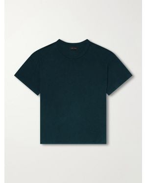 Les Tien Cotton-Jersey T-Shirt - Blue