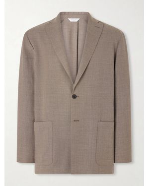 Boglioli K-jacket Virgin Wool Suit Jacket - Brown
