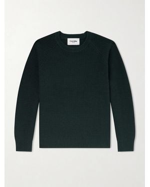 Corridor NYC Ribbed Cotton Sweater - Grün