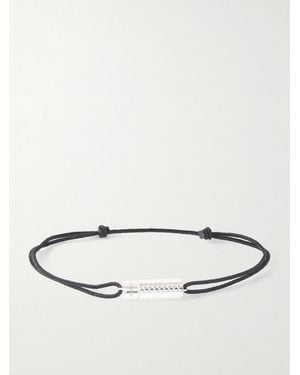 Le Gramme 5G Sterling Cord Bracelet - Natural